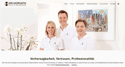Desktop Screenshot of drhorvath.de