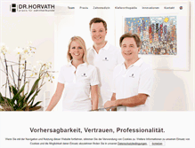 Tablet Screenshot of drhorvath.de